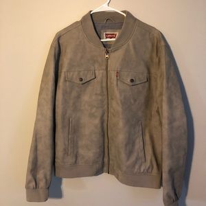 Levi's  
Faux Suede Lightweight Bomber Jacket